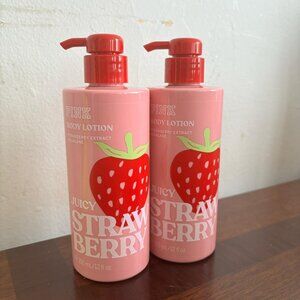 PINK Victoria's Secret Juicy Strawberry Body lotion 2 pack